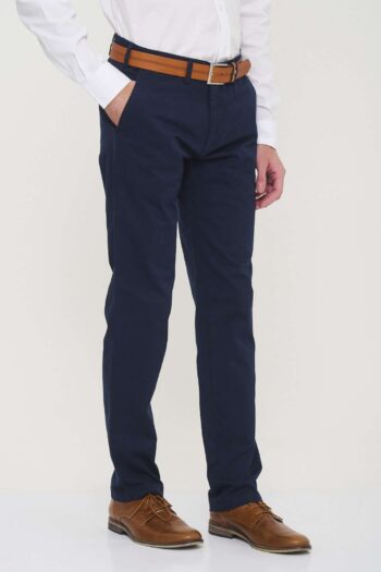 Chino regular fit de gabardina