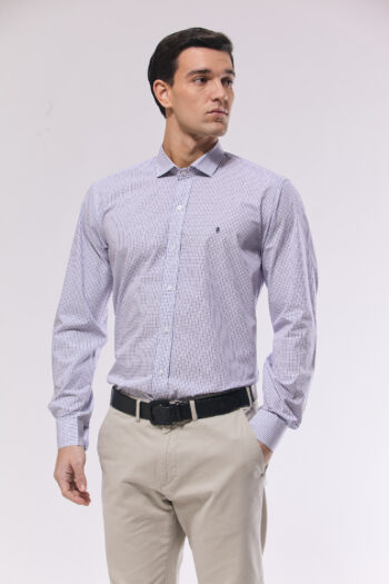 Camisa slim fit a cuadros