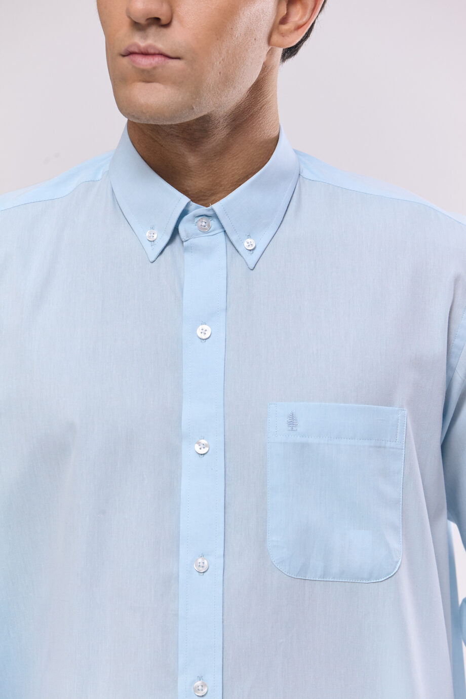 Camisa regular fit de mico oxford