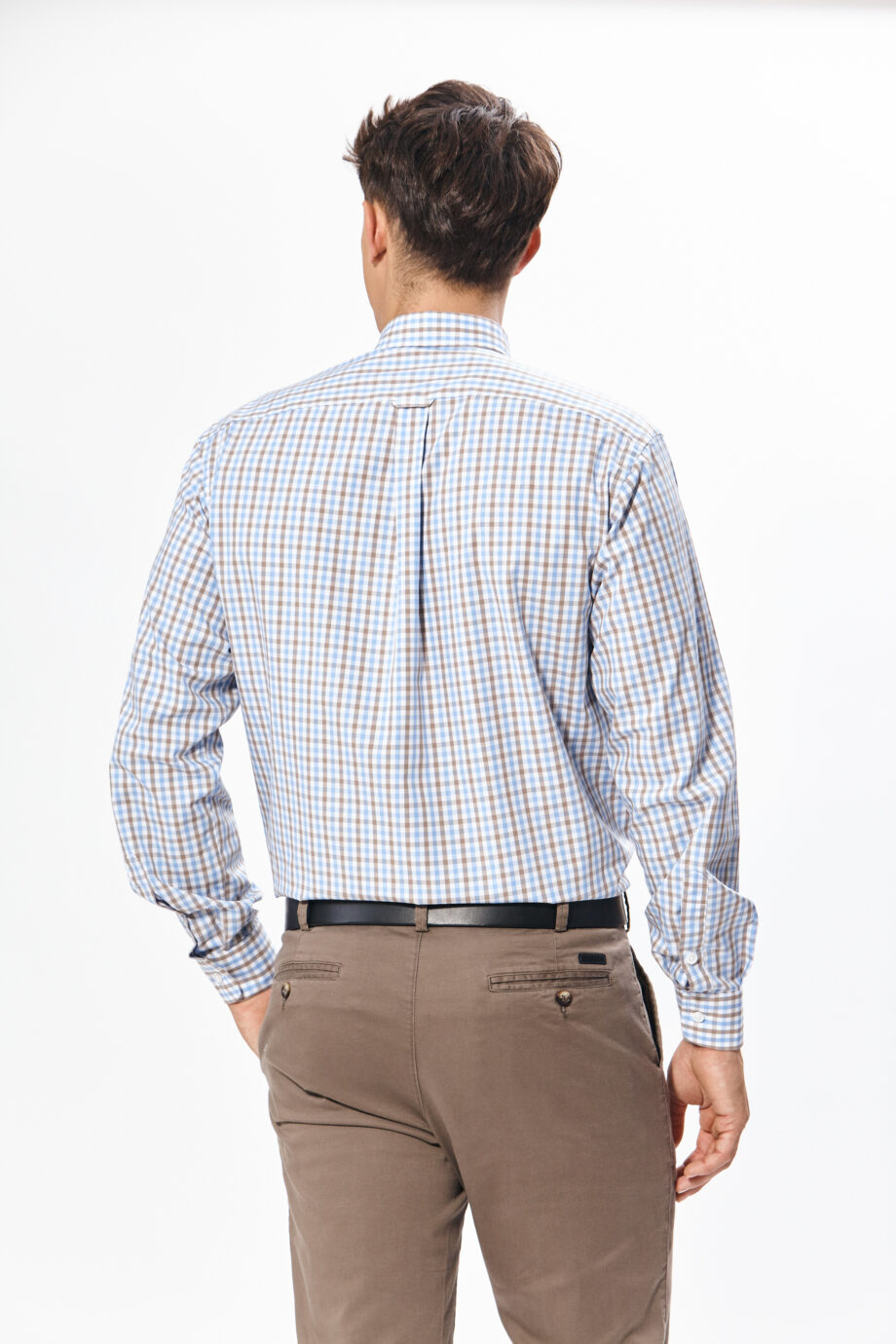 Camisa regular fit a cuadros