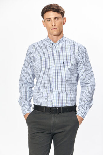 Camisa regular fit a cuadros