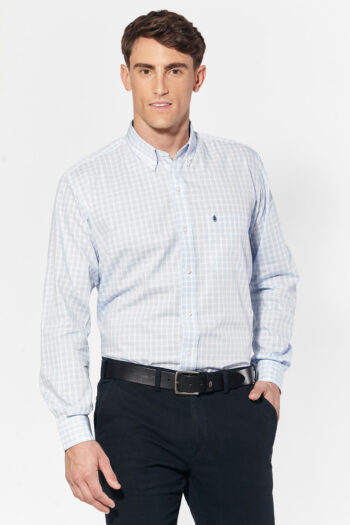 Camisa regular fit a cuadros