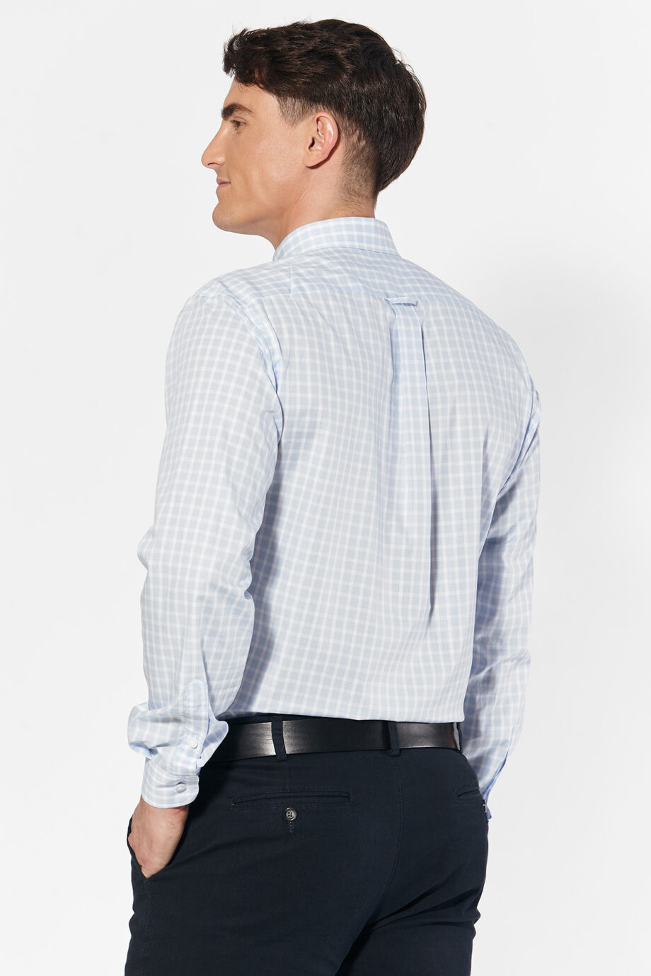 Camisa regular fit a cuadros