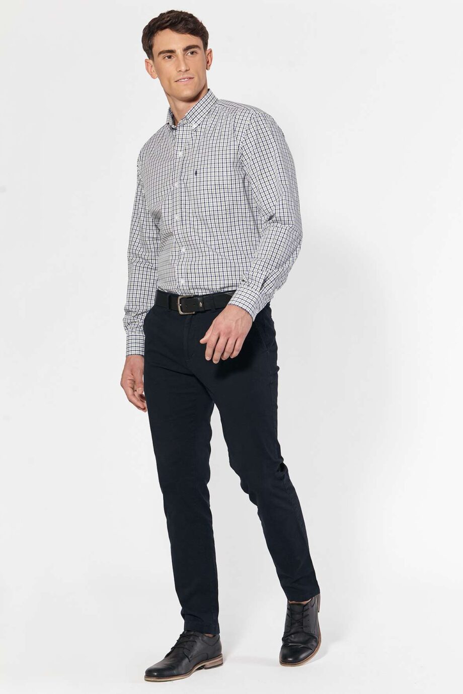 Camisa regular fit a cuadros