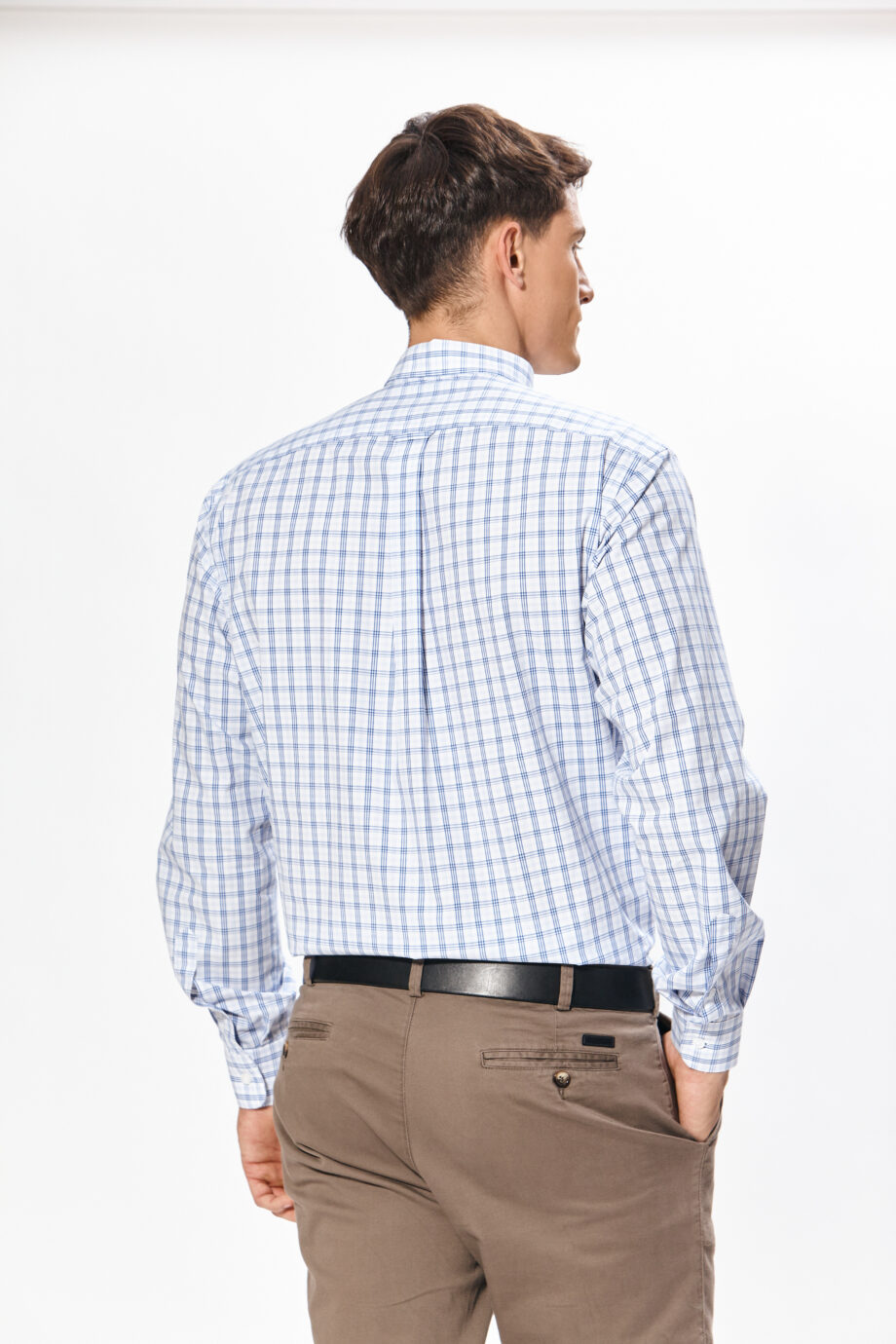 Camisa regular fit a cuadros