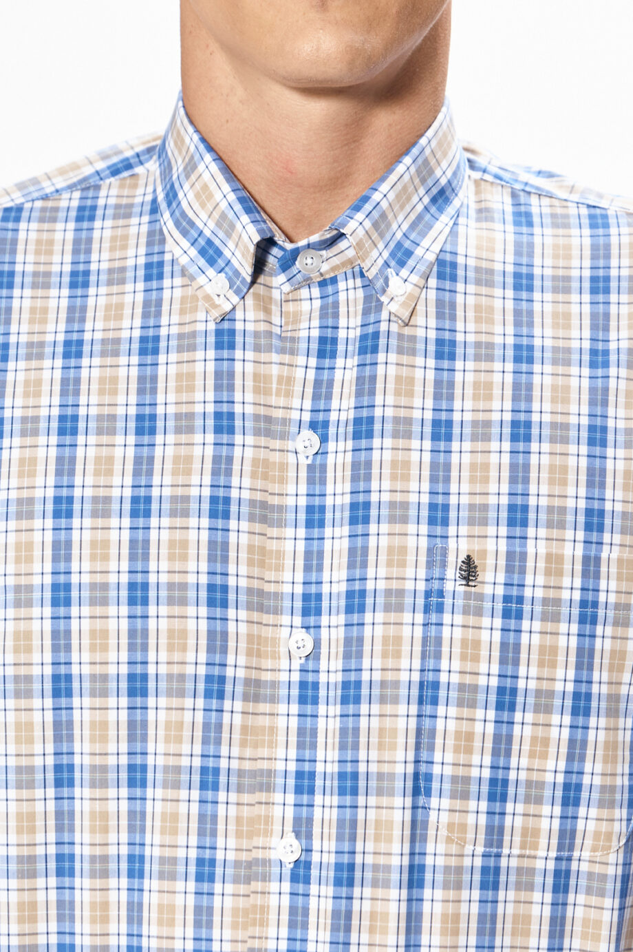 Camisa regular fit a cuadros