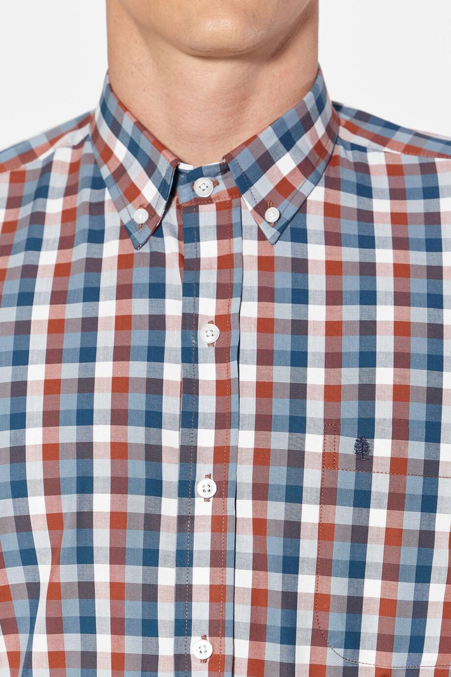 Camisa regular fit a cuadros