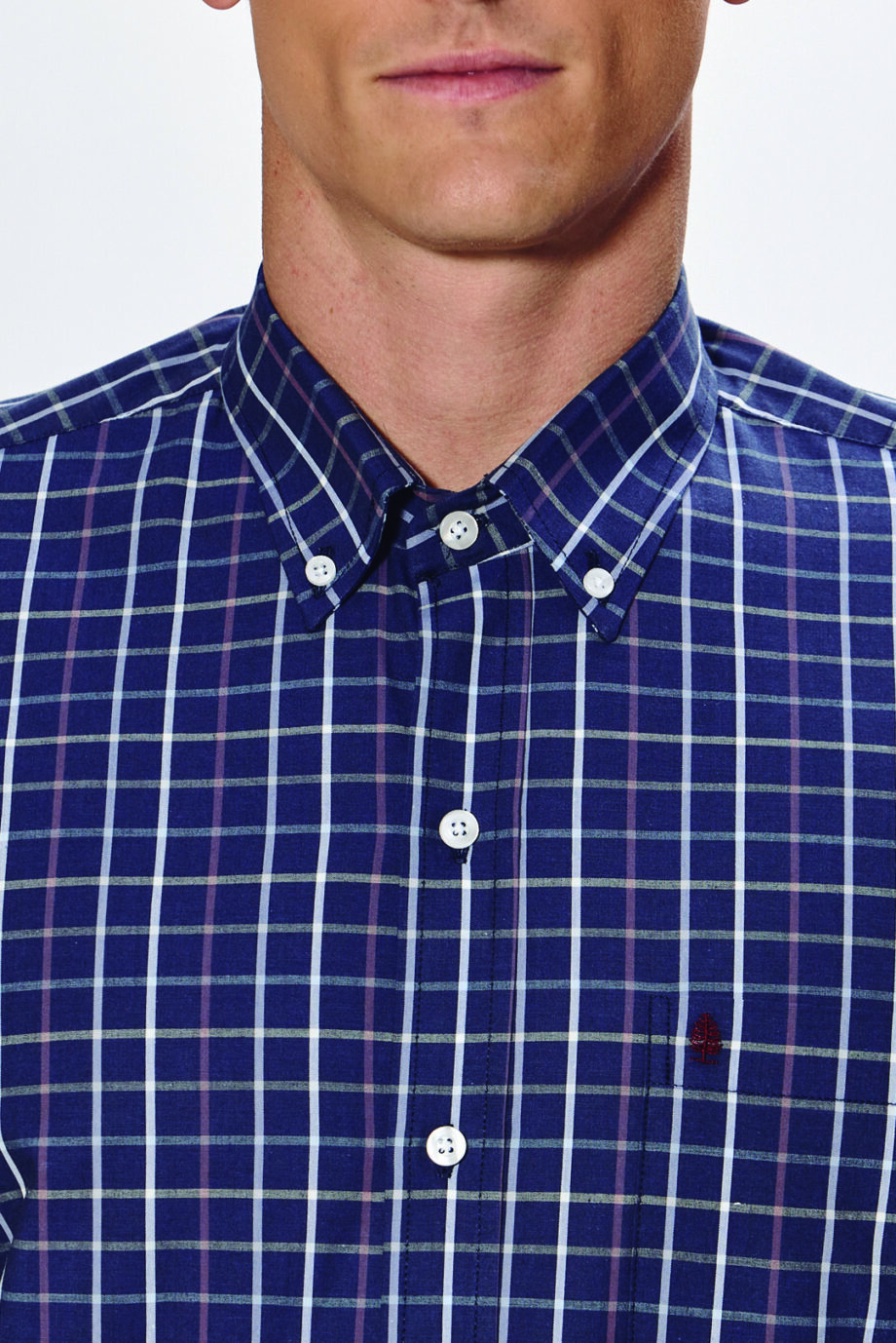 Camisa regular fit a cuadros