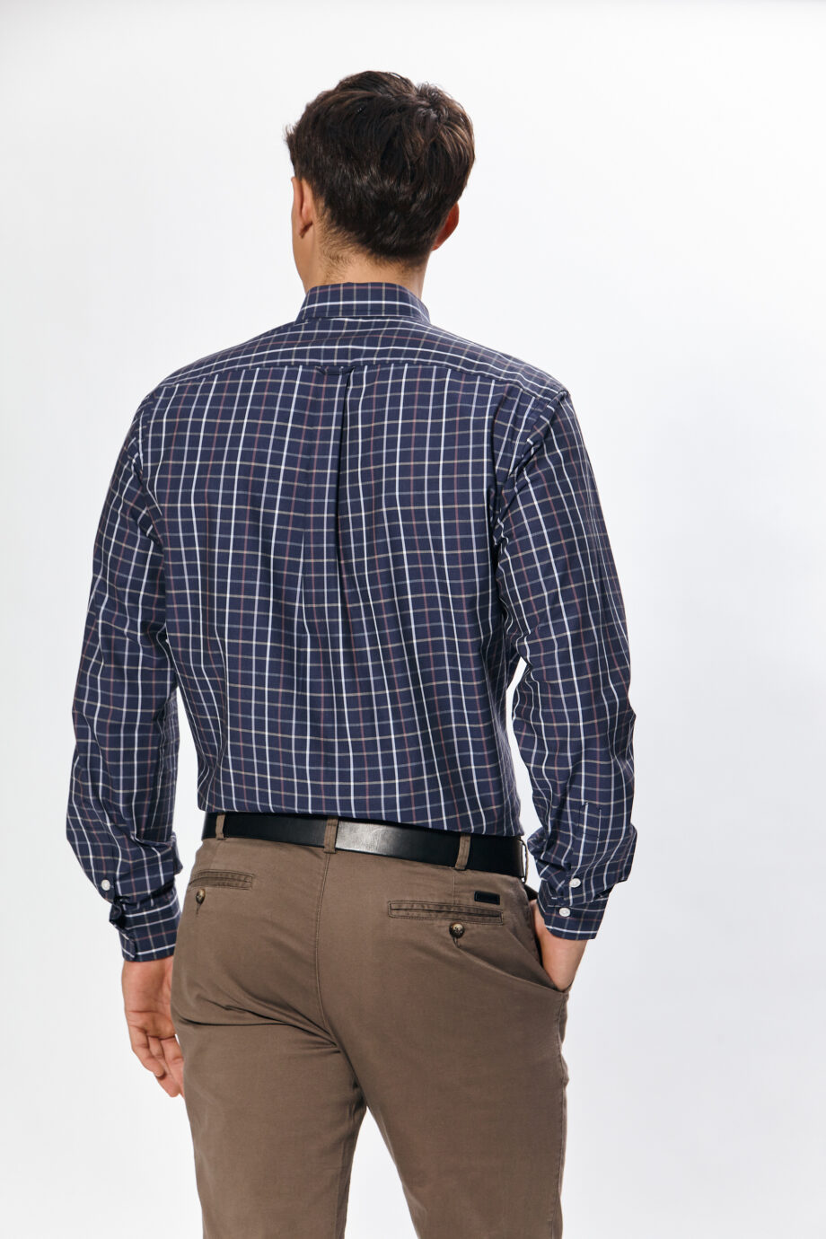 Camisa regular fit a cuadros