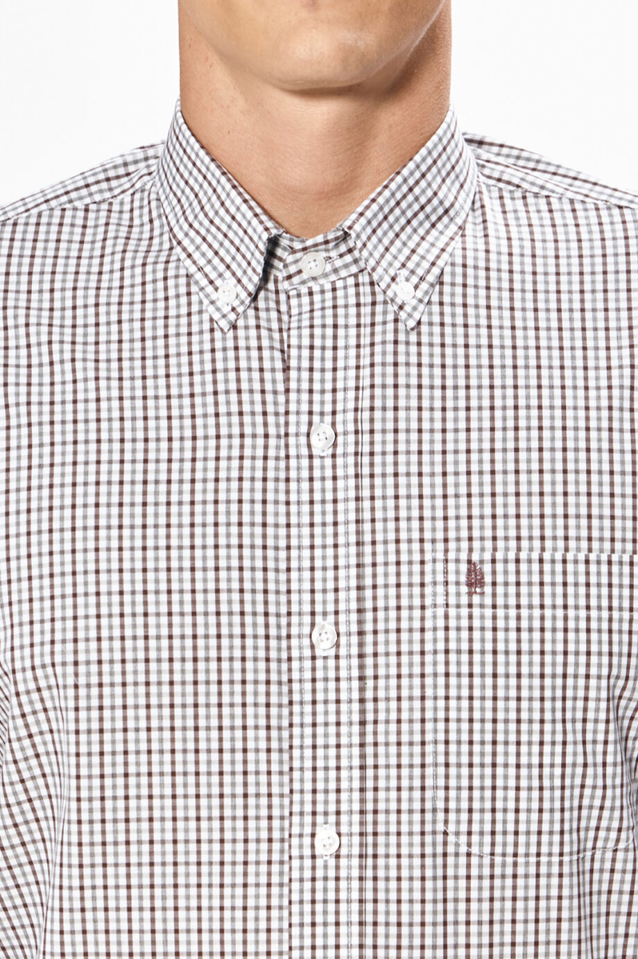 Camisa regular fit a cuadros