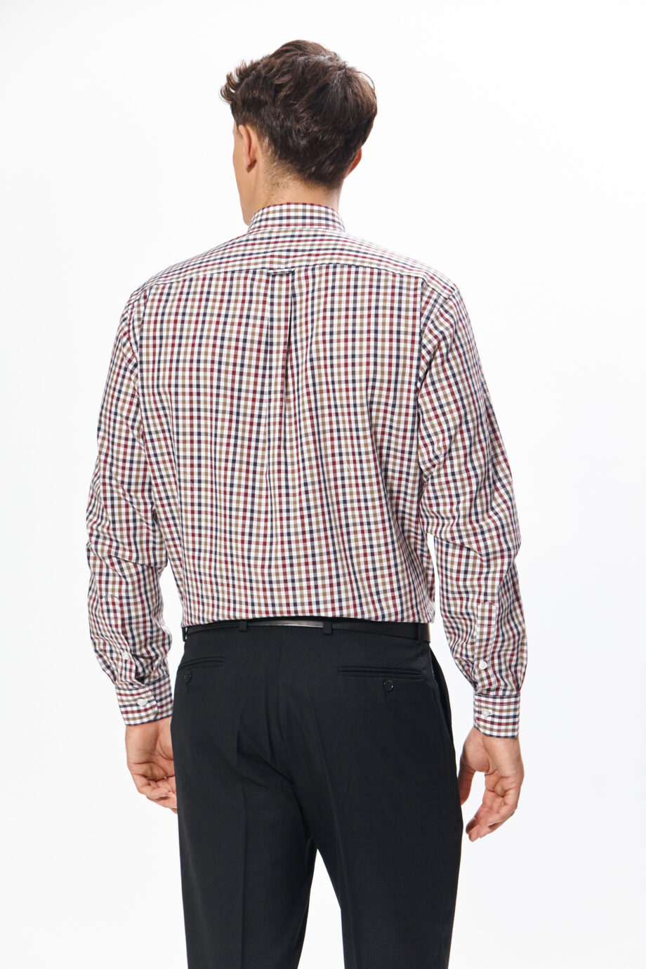 Camisa regular fit a cuadros