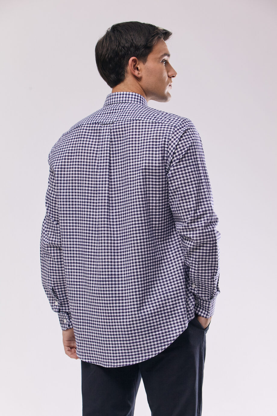 Camisa regular fit a cuadros