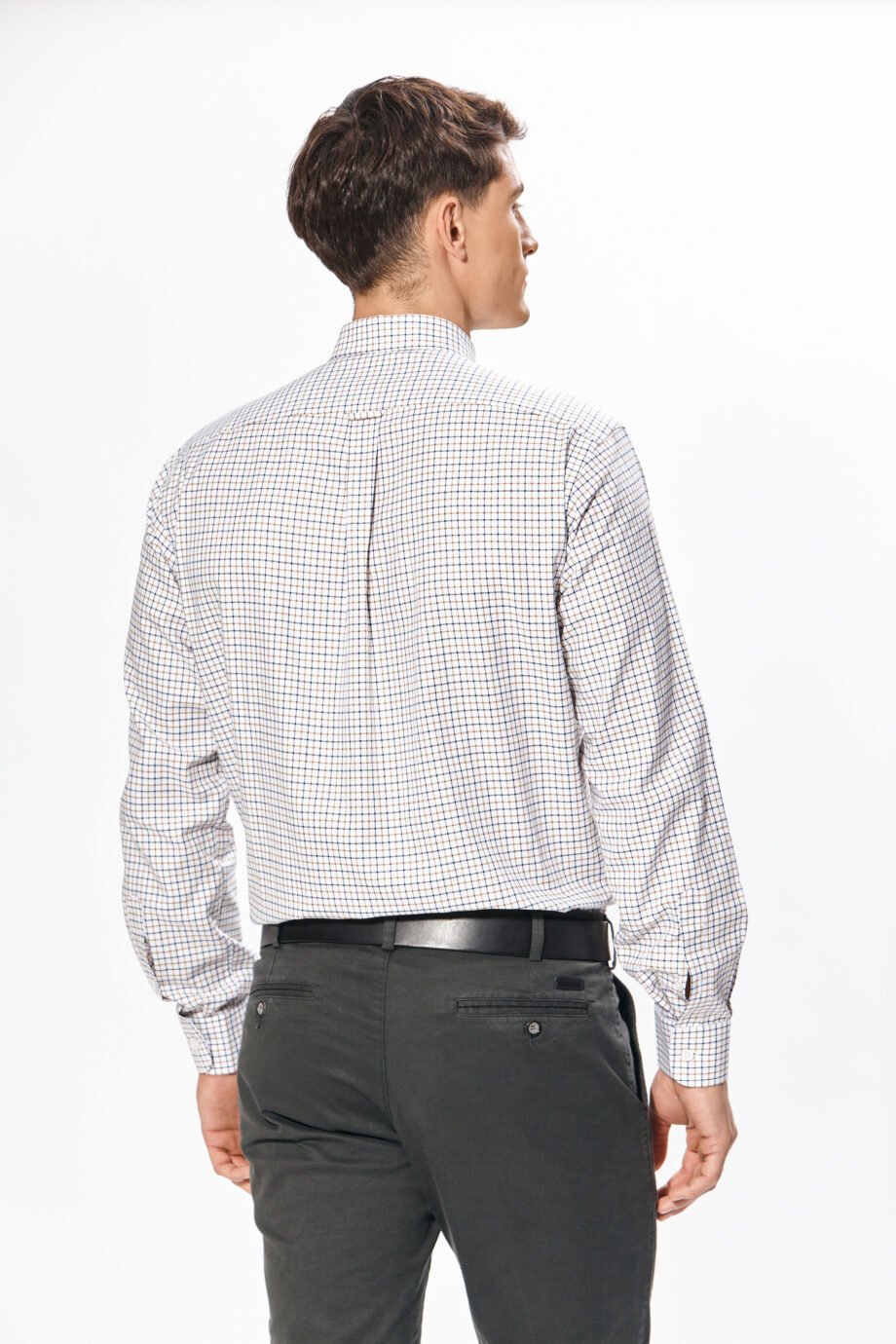 Camisa regular fit a cuadros