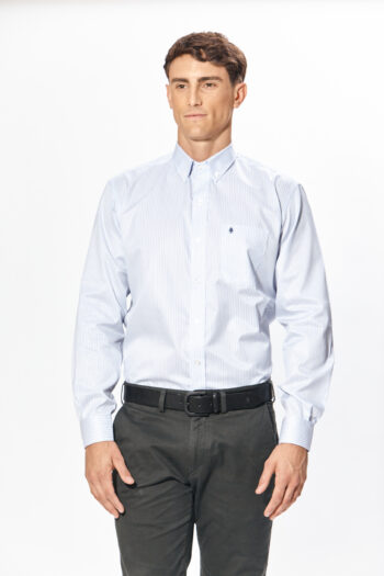 Camisa regular fit a rayas