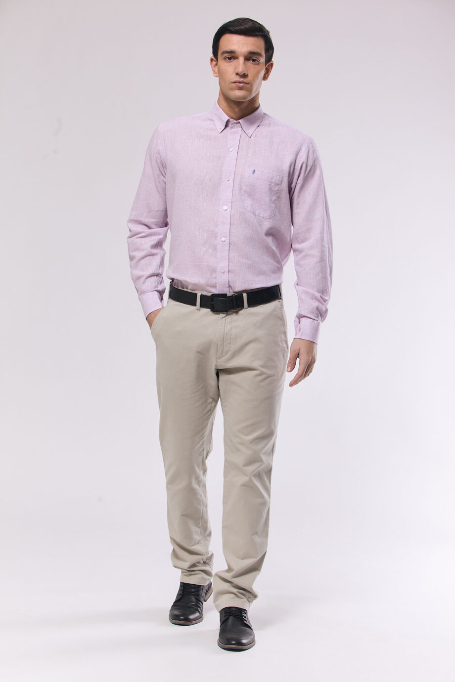 Camisa regular fit a rayas