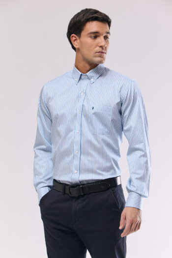 Camisa lisa regular fit