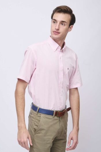 Camisa regular fit de mico oxford