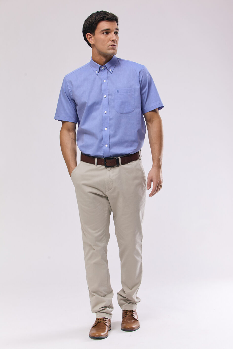 Camisa regular fit fil a fil