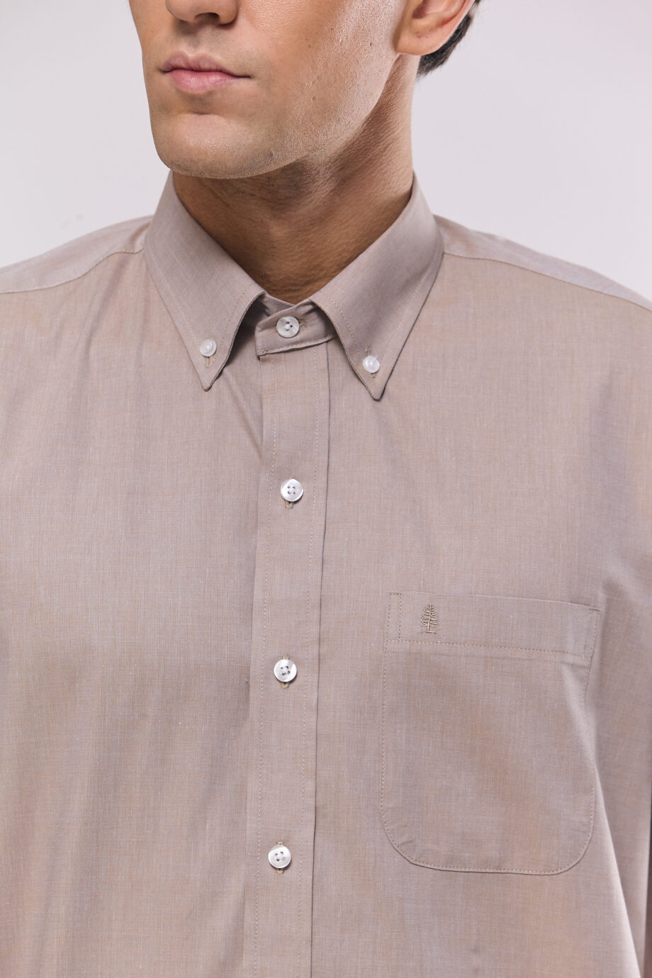 Camisa regular fit fil a fil