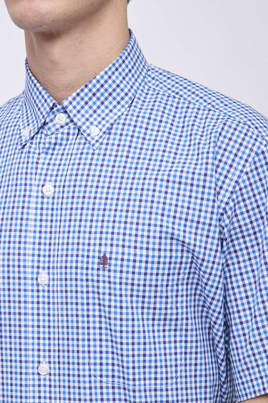 Camisa regular fit a cuadros