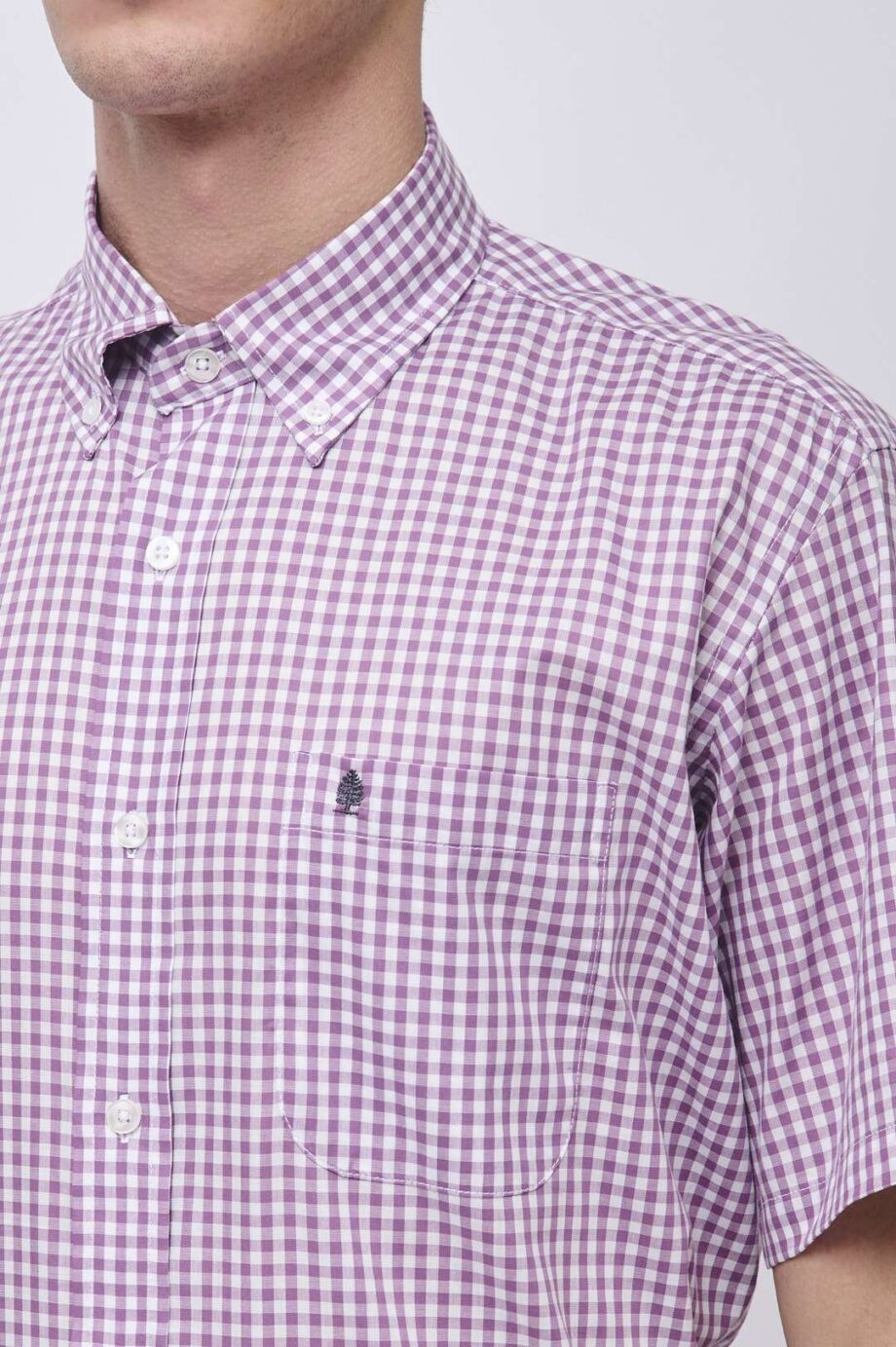 Camisa regular fit a cuadros