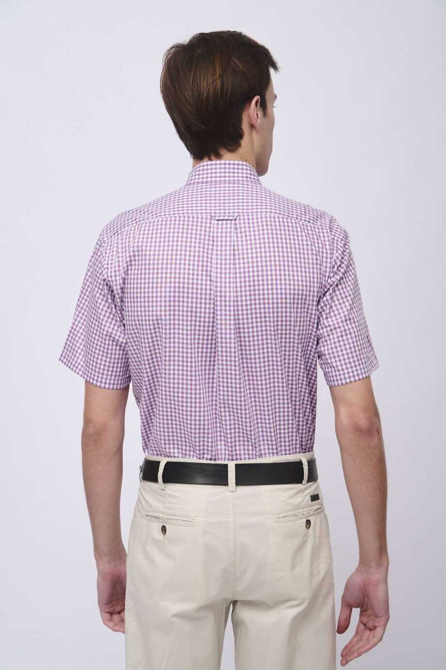 Camisa regular fit a cuadros