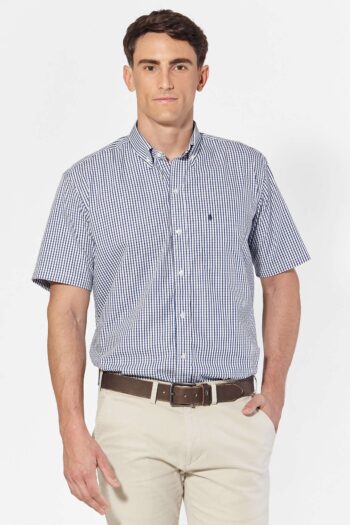 Camisa regular fit a cuadros