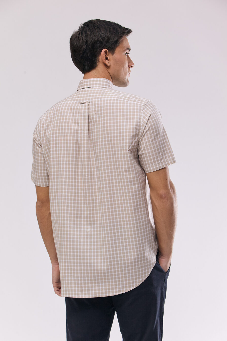 Camisa regular fit a cuadros