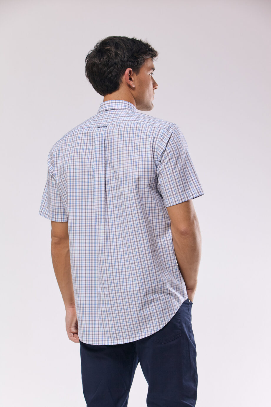 Camisa regular fit a cuadros