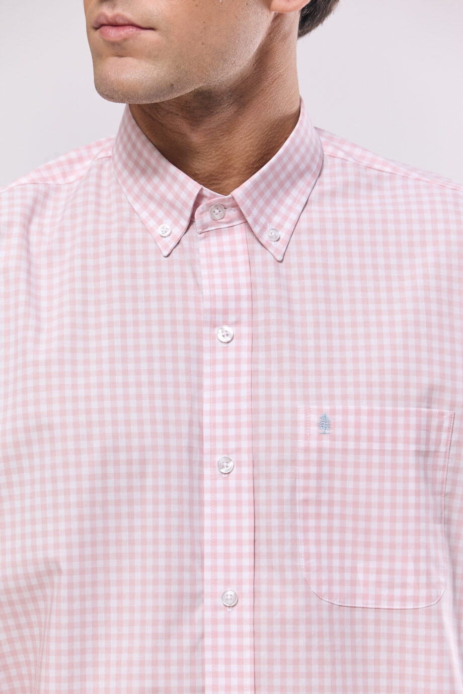 Camisa regular fit a cuadros