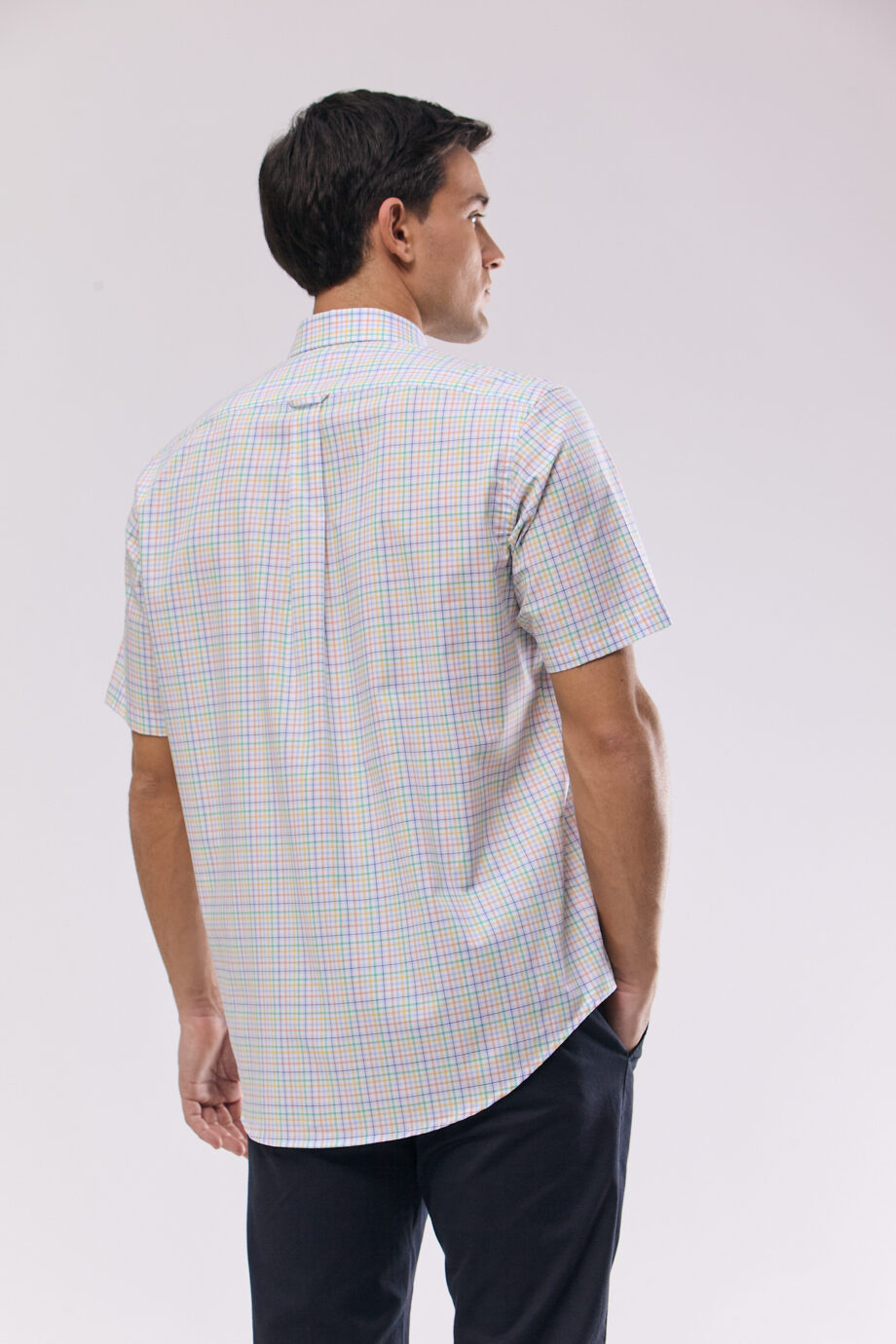 Camisa regular fit a cuadros