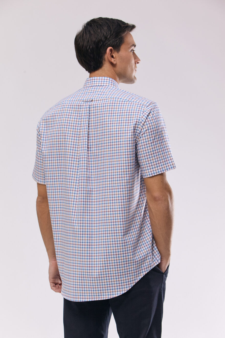 Camisa regular fit a cuadros