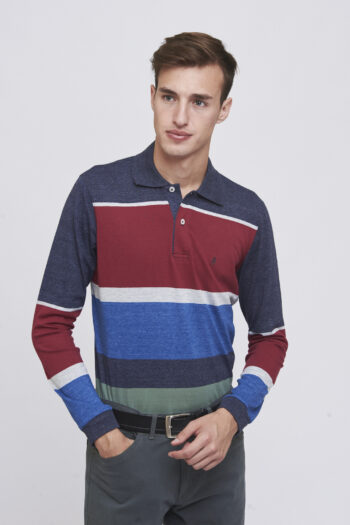 Polo rayada de jersey