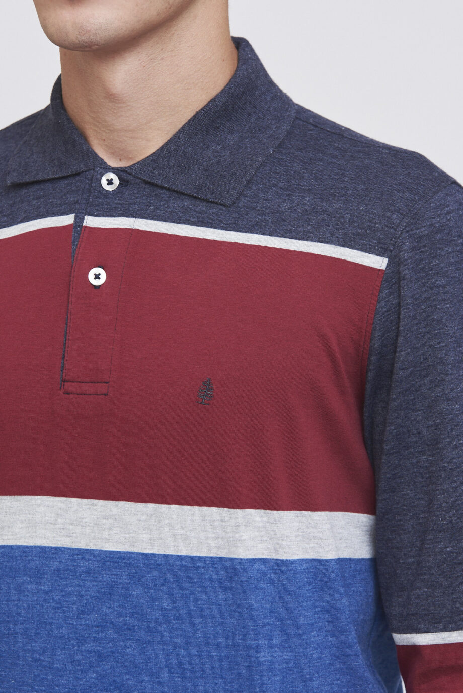 Polo rayada de jersey