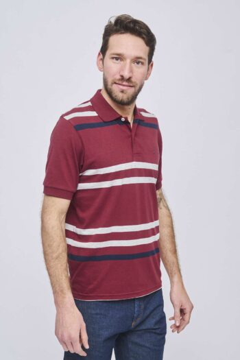 Polo rayada de jersey