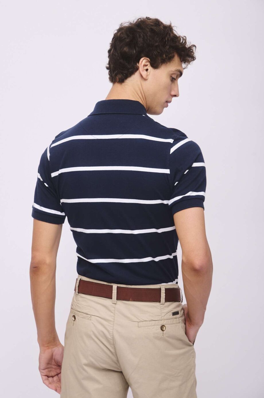 Polo rayada de jersey