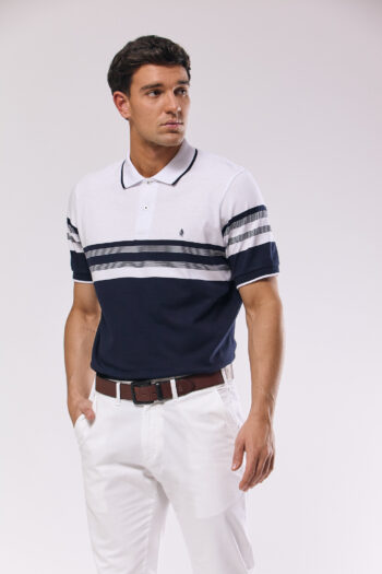 Polo rayada de jersey