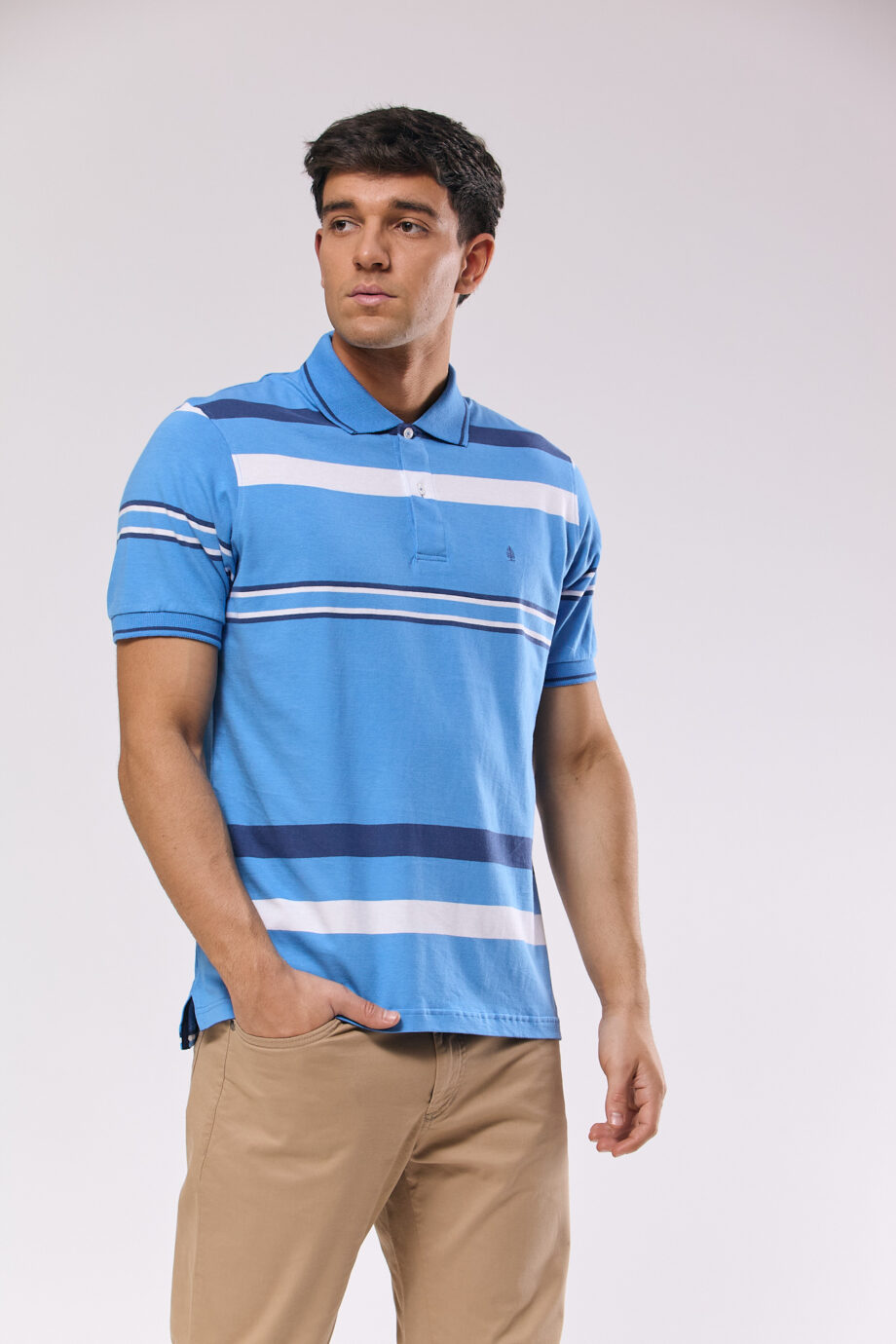 Polo rayada de jersey