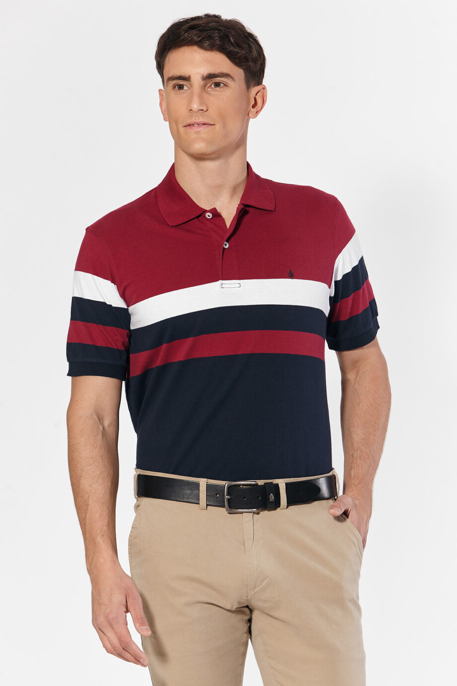 Polo rayada de jersey