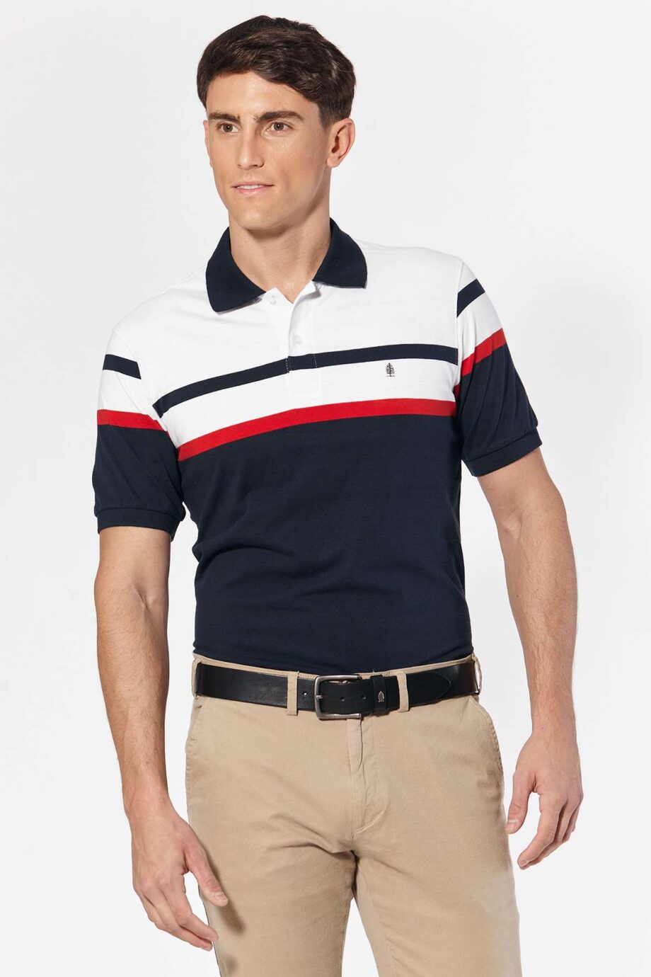 Polo rayada de jersey