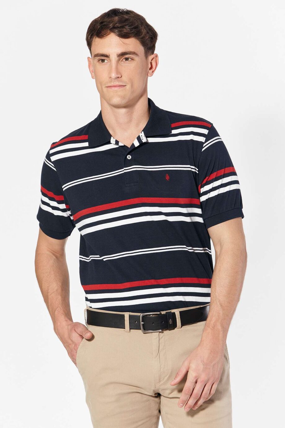 Polo rayada de jersey