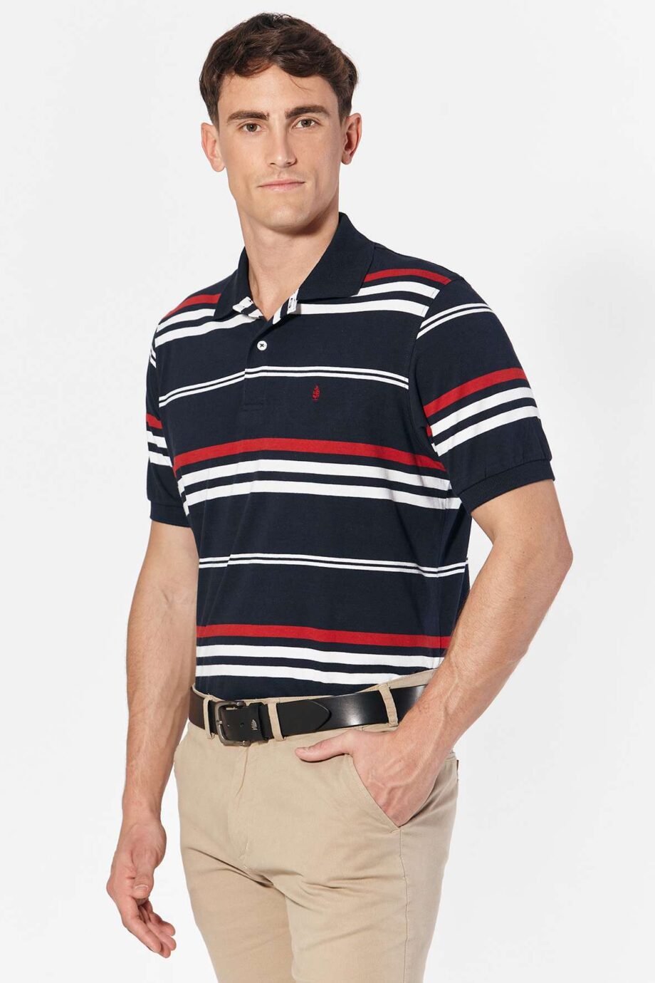 Polo rayada de jersey