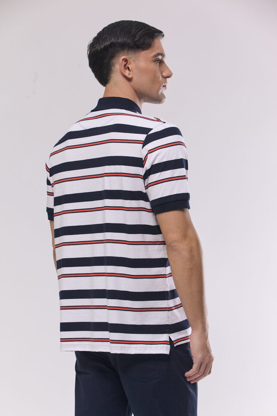 Polo rayada de jersey