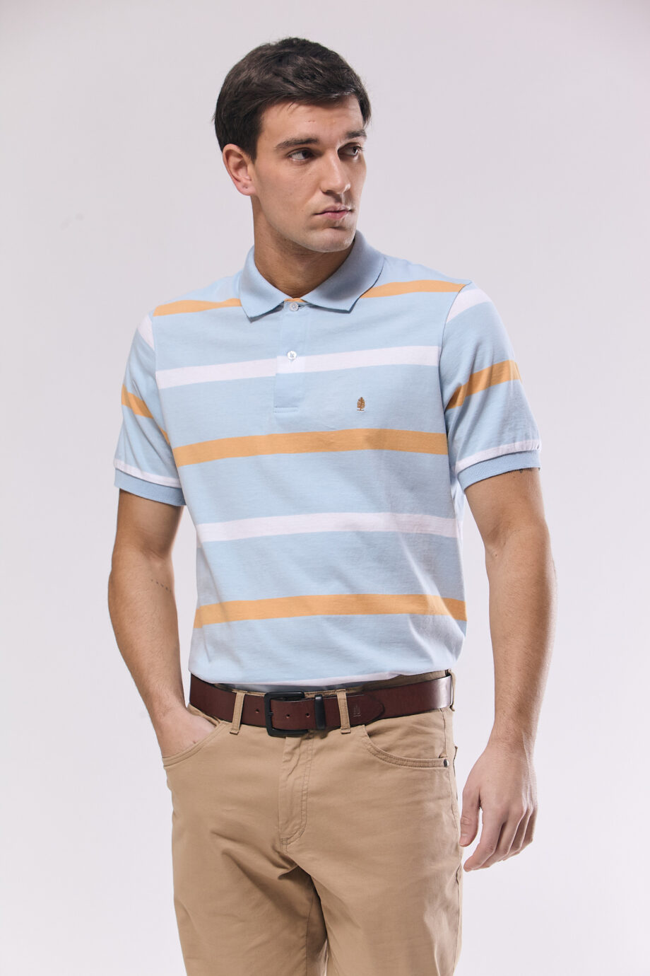 Polo rayada de jersey