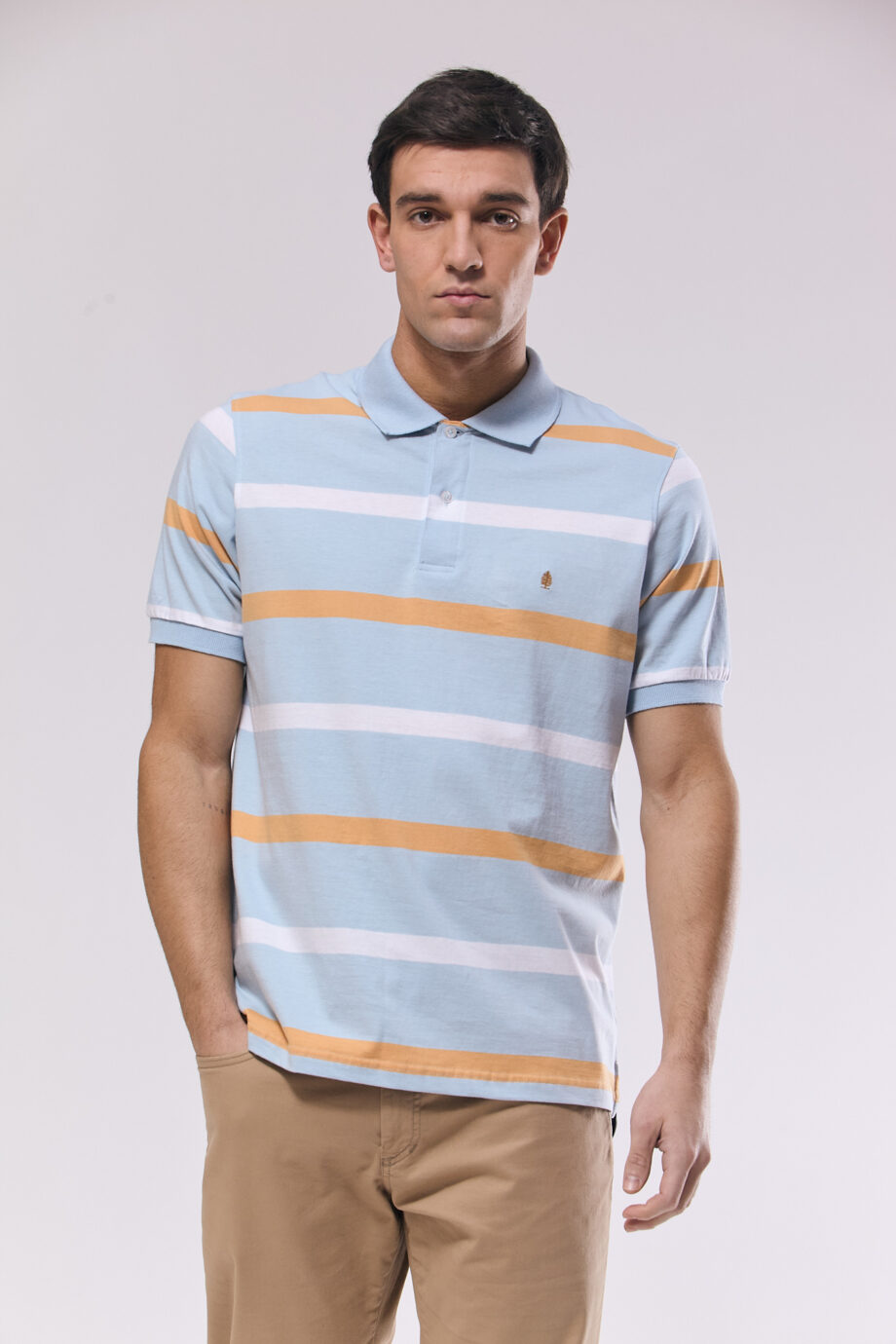 Polo rayada de jersey