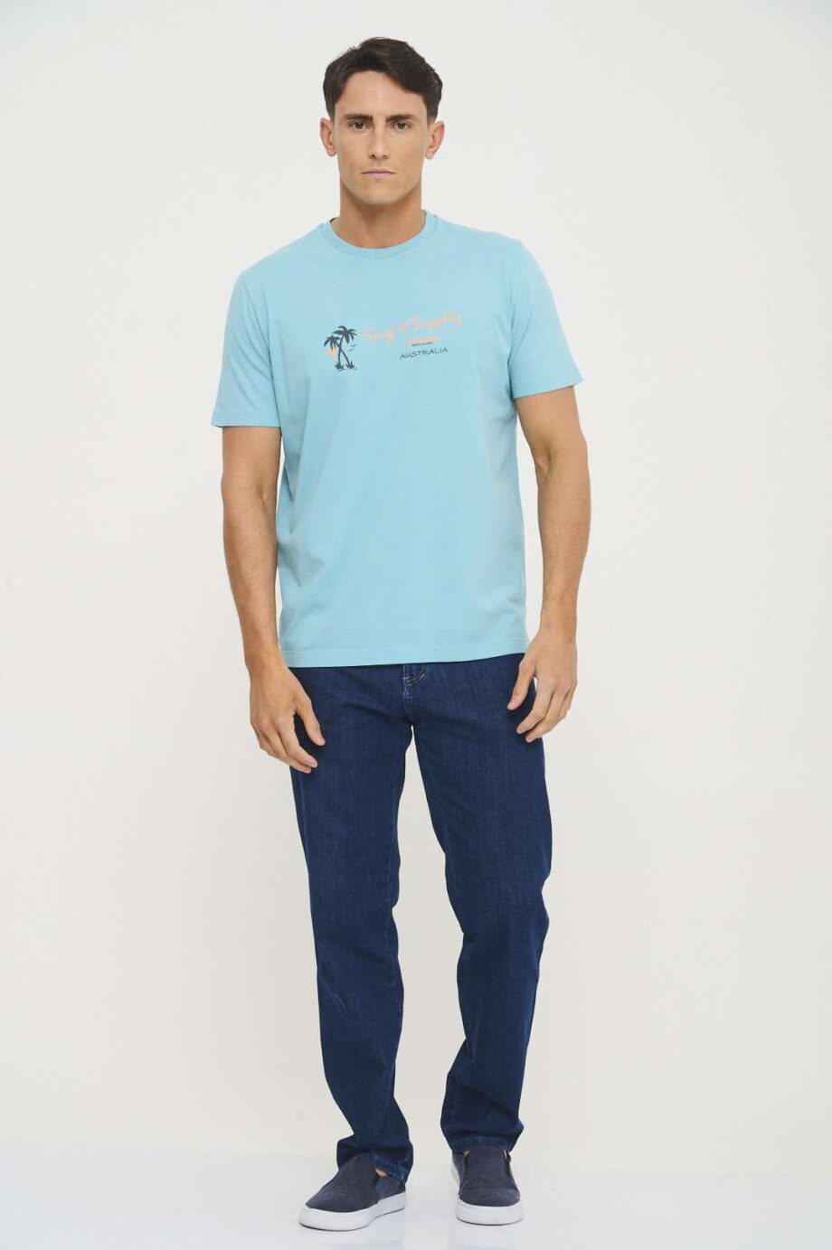 Remera surf supply de pima peruano