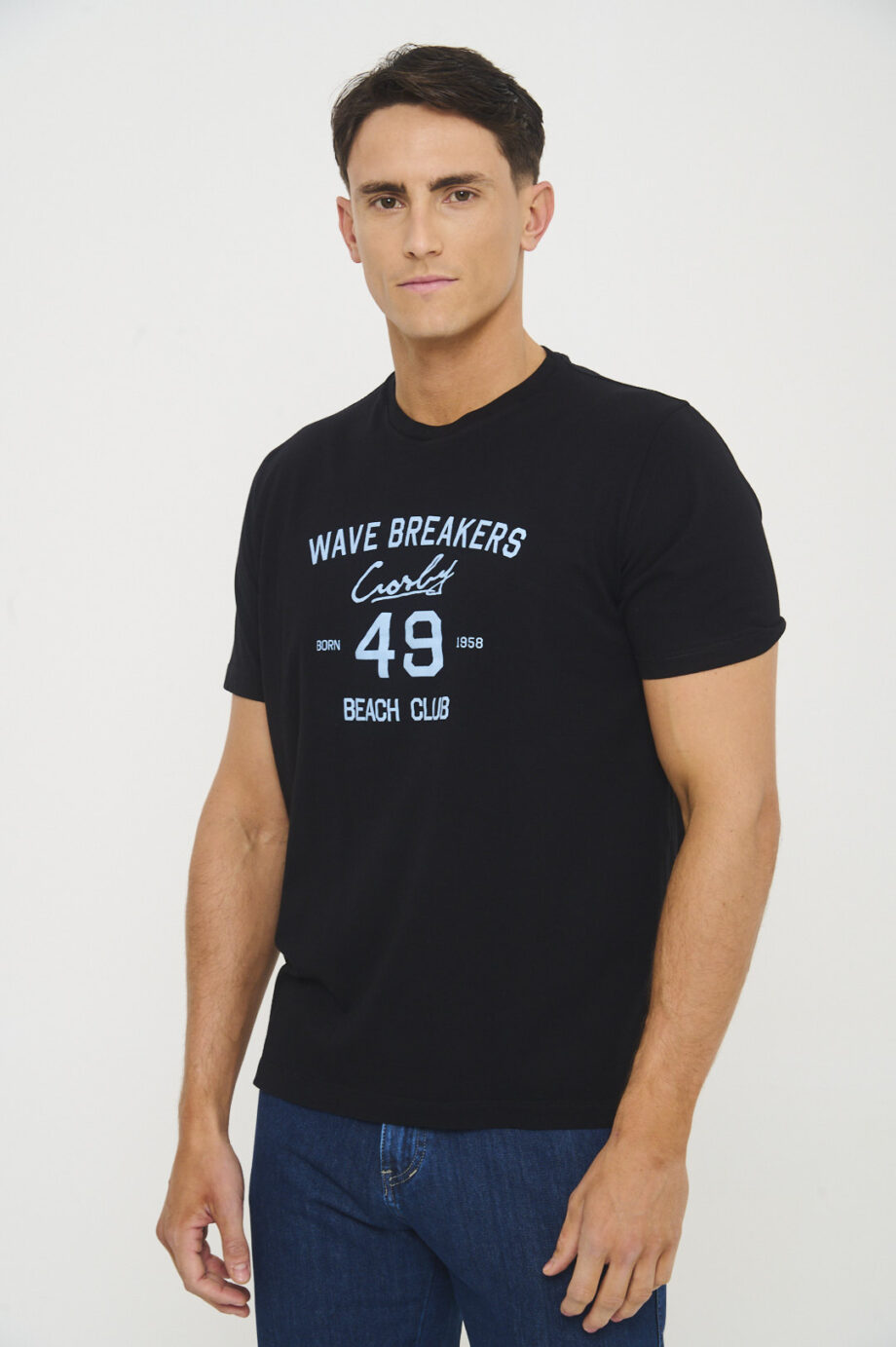 Remera wave breakers de pima peruano